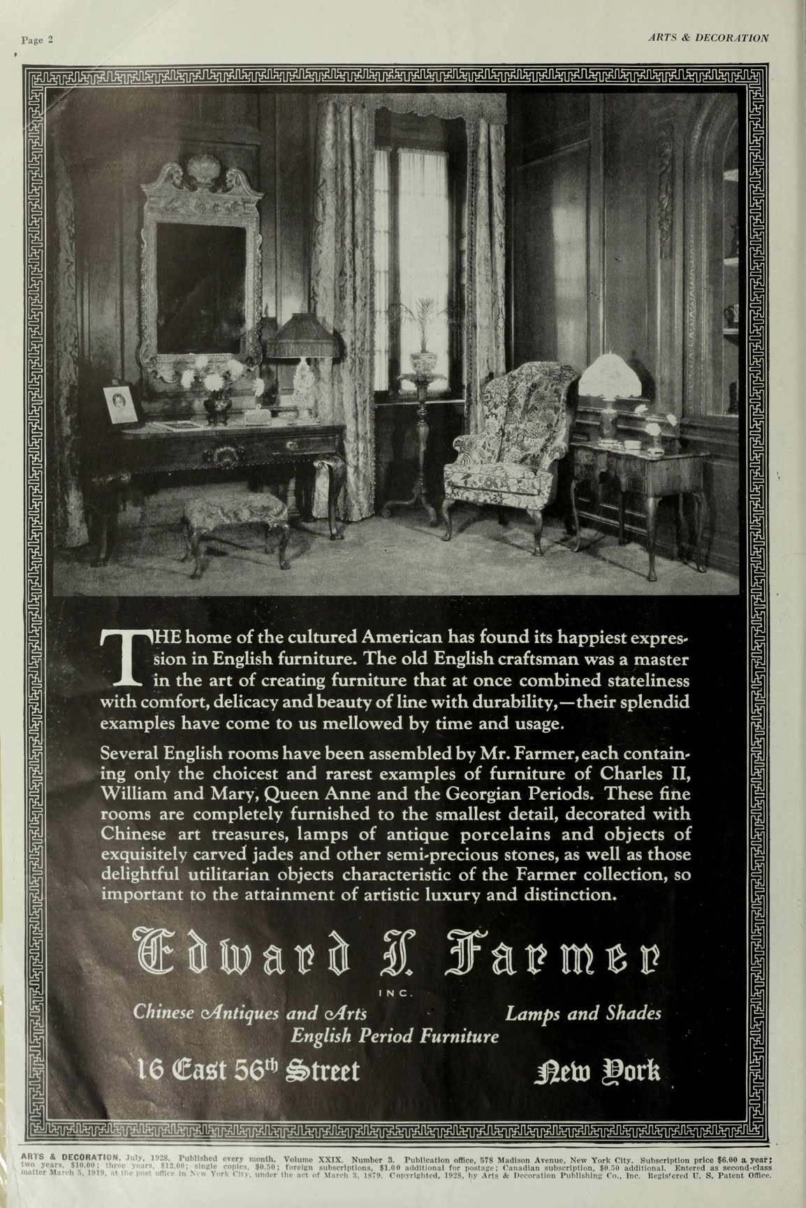 Arts and Decoration July 1928